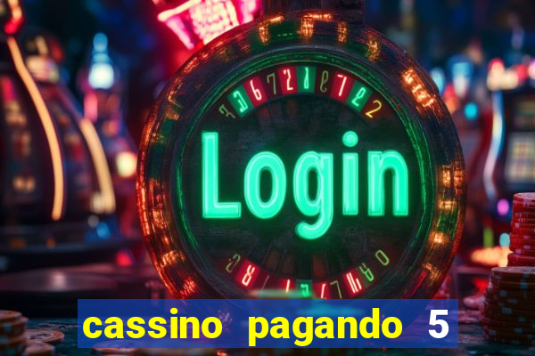 cassino pagando 5 reais no cadastro